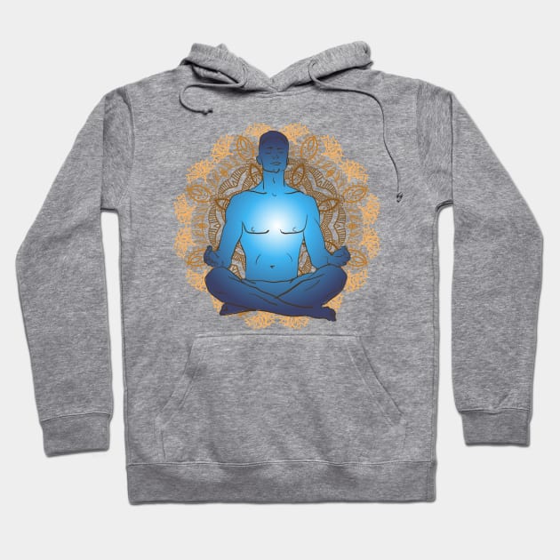 Yoga #12 Hoodie by Olga Berlet